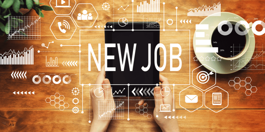 woman starting a new job interview resume