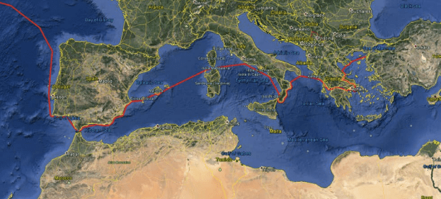 Morocco to Gallipoli leg