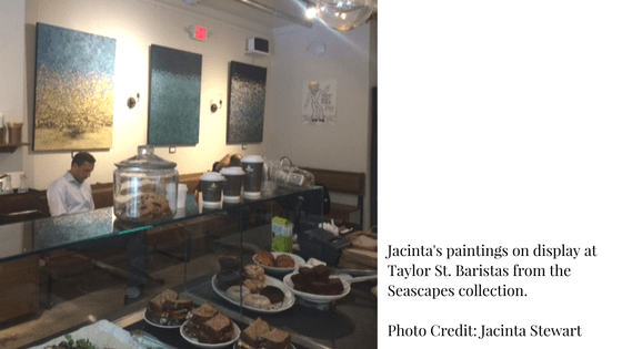 Taylor St Baristas Jacinta Stewart Seascapes paintings