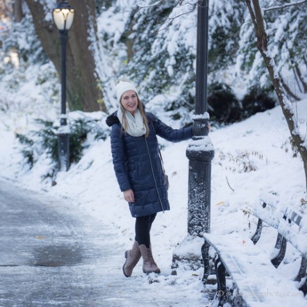 Gabbi of AWNY meet and greet program in Central Park