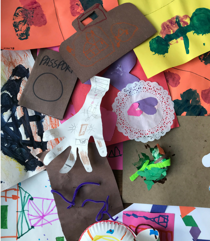 kids artwork for stay at home Mum for Australian Mums and Dads in NYC group