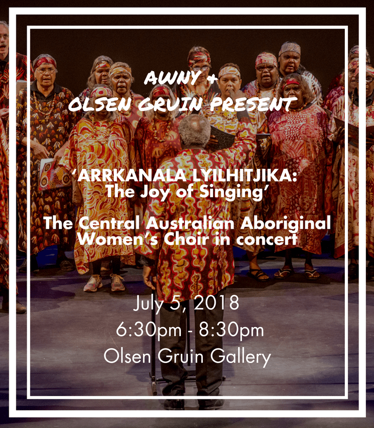 ‘ARRKANALA LYILHITJIKA: The Joy of Singing’, Central Australian Aboriginal Women's Choir
