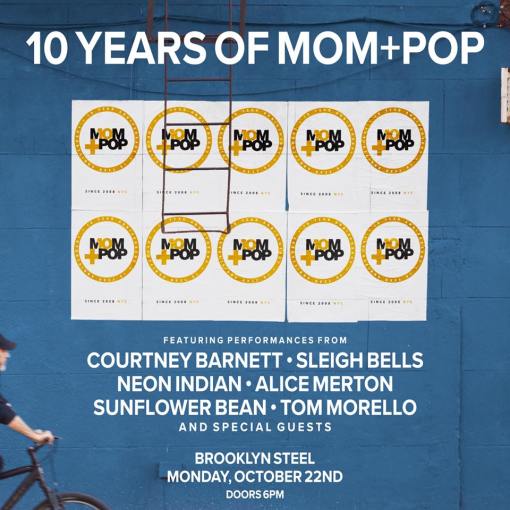 10 years of Mom + Pop event at Brooklyn Steel