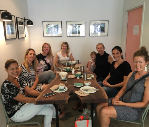Australian Mums & Dads at Charley St Cafe with kids having brunch and coffee