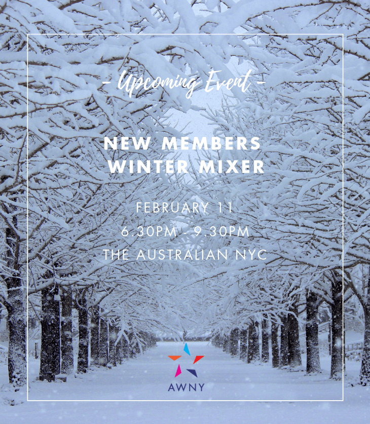 snow covering trees in New York City in winter