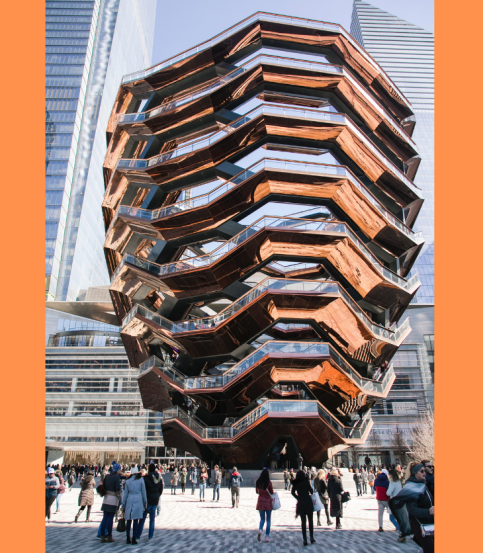 stairway sculpture public art Hudson Yards The Vessel New York
