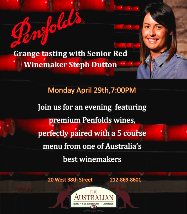 wine bars restaurants Australian