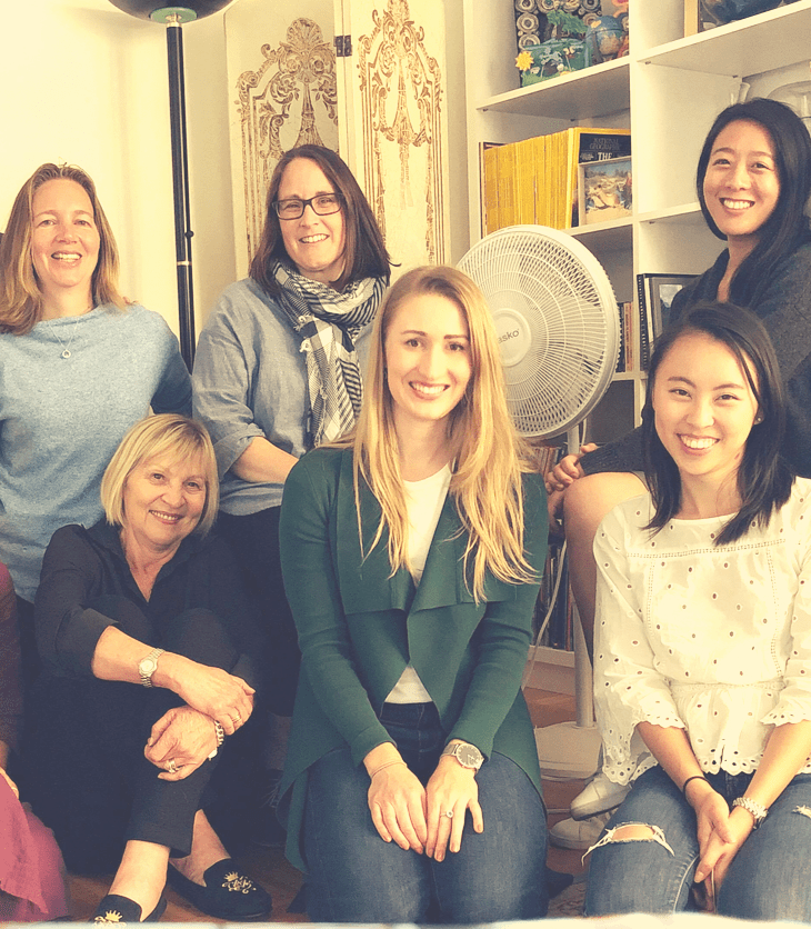 Australian woman at emotional transition of moving to New York workshop